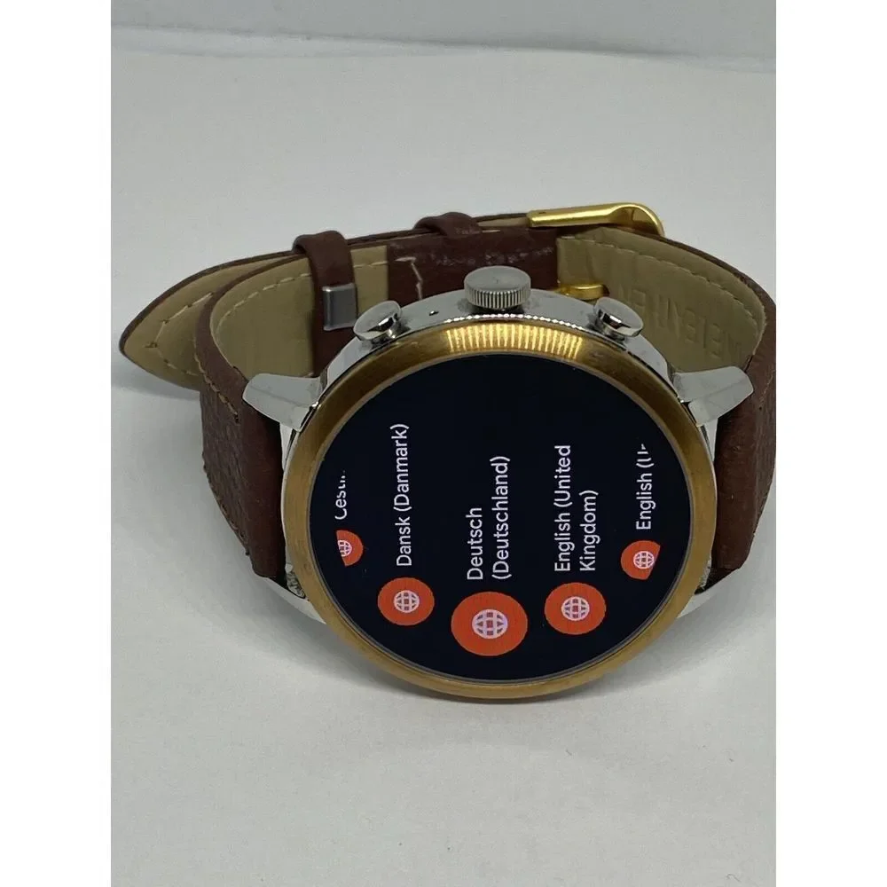 Fossil Gen 4 Authentic Digital Dial Smart Watch Custom Band FTW6016 AB510